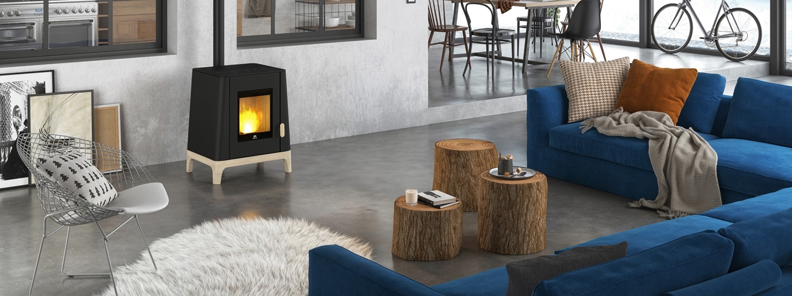 ペレットストーブのイメージ画像