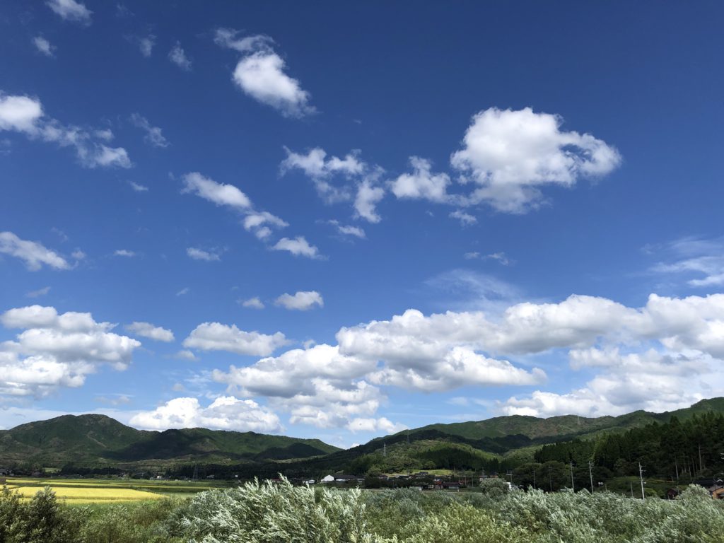 9月の空